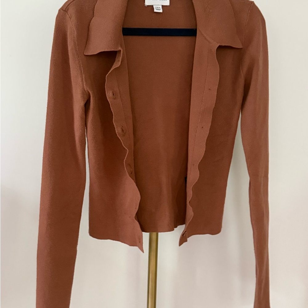 Women's Brown Cardigan Sweater